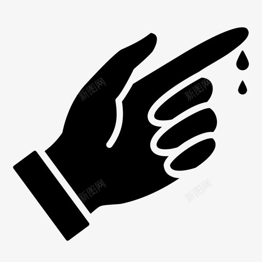 出血验血检查图标svg_新图网 https://ixintu.com 出血 医学图标 检查 糖尿病 验血
