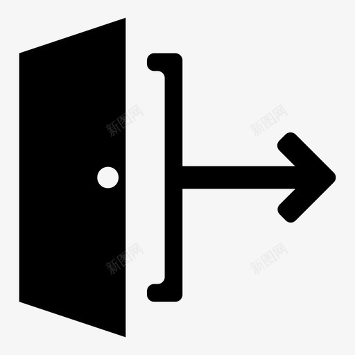 注销结束退出图标svg_新图网 https://ixintu.com 注销 注销退出标志 结束 退出 退出标志