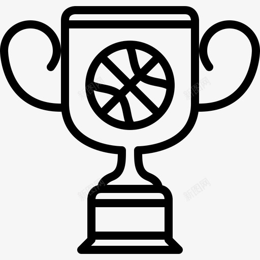 篮球奖杯最佳运动图标svg_新图网 https://ixintu.com 最佳 篮球奖杯 美味运动奖杯 赢家 运动