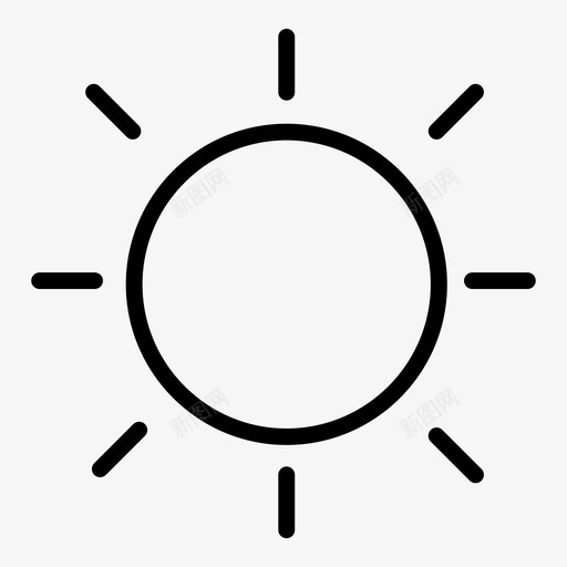 太阳白天天空图标svg_新图网 https://ixintu.com 天气 天气图标 天空 太阳 温暖 白天 阳光