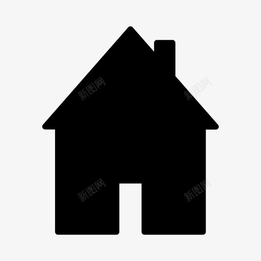 小屋营地房子图标svg_新图网 https://ixintu.com 小屋 房子 树林 营地 野营