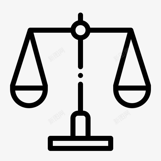 正义平衡法庭图标svg_新图网 https://ixintu.com 平衡 正义 法庭 法律 法律和正义