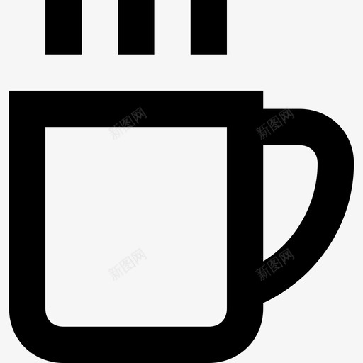 热茶咖啡杯热饮图标svg_新图网 https://ixintu.com 咖啡杯 热茶 热饮 系列必备图标1 茶杯