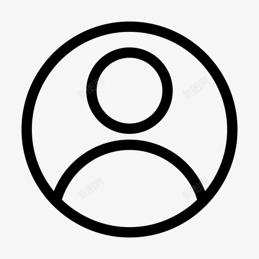 用户头像联系人图标svg_新图网 https://ixintu.com 个人 头像 应用图标集1 朋友 用户 联系人