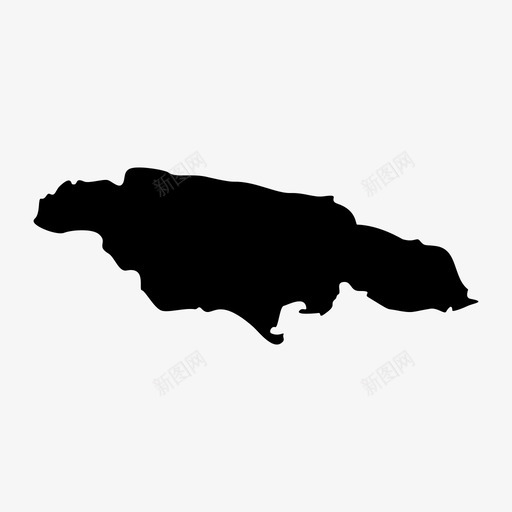 牙买加加勒比海地理图标svg_新图网 https://ixintu.com 世界地图 加勒比海 地图 地理 牙买加 牙买加地图