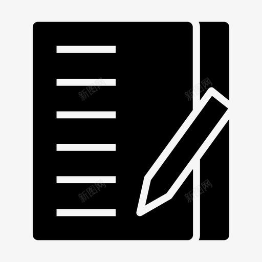 待办事项列表应用程序图标议程自定义svg_新图网 https://ixintu.com 待办事项列表应用程序图标 移动 移动应用程序图标 自定义 议程
