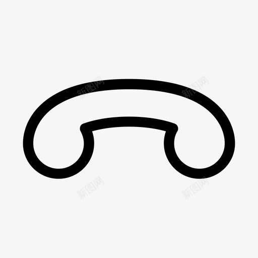 电话呼叫结束呼叫图标svg_新图网 https://ixintu.com 呼叫 应用程序图标集1 拒绝呼叫 挂断 电话 结束呼叫