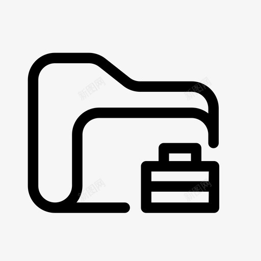手提箱文件夹个人资料个人资料文件夹图标svg_新图网 https://ixintu.com 个人资料 个人资料文件夹 手提箱文件夹 文件夹