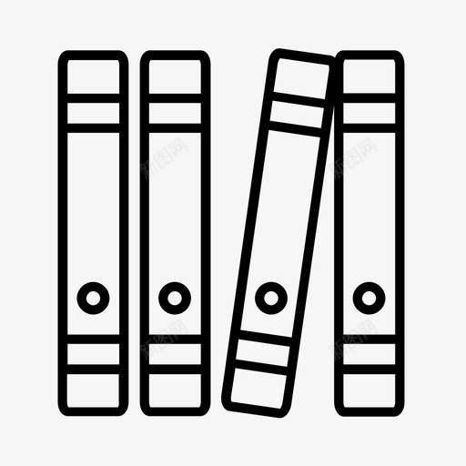 教科书图书馆学校图标svg_新图网 https://ixintu.com 图书馆 学校 教科书