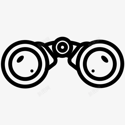 双筒望远镜业务扫描图标svg_新图网 https://ixintu.com 业务 业务线图标 双筒望远镜 扫描 搜索