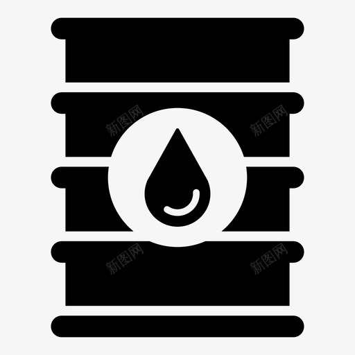 油桶柴油燃料图标svg_新图网 https://ixintu.com 柴油 油桶 燃料 金属桶