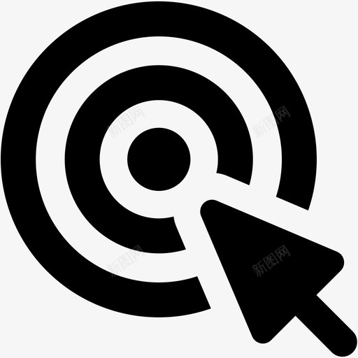 按点击付费点击诱饵ppc图标svg_新图网 https://ixintu.com ppc 按点击付费 点击诱饵 目标