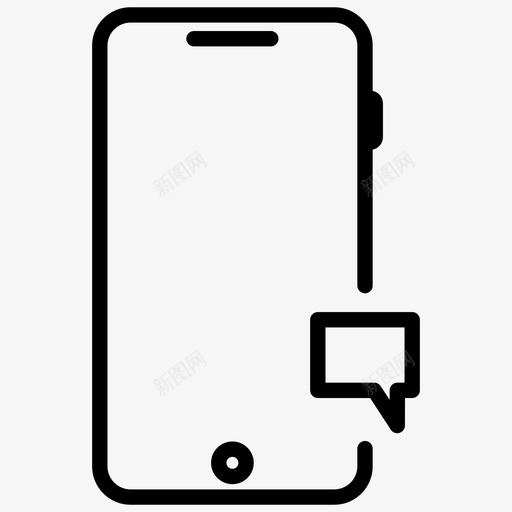 手机短信屏蔽短信聊天短信图标svg_新图网 https://ixintu.com 在线聊天 屏蔽短信 手机短信 聊天短信