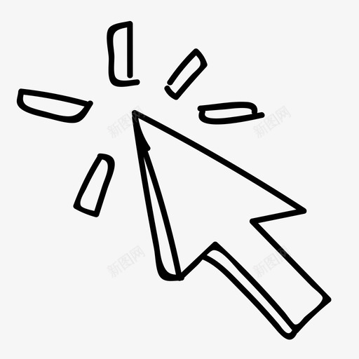 指针浏览器单击图标svg_新图网 https://ixintu.com web 单击 图标 手绘web图标 指针 浏览器