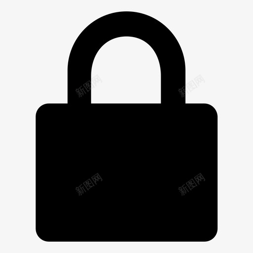 挂锁预防安全图标svg_新图网 https://ixintu.com 其他图标 安全 挂锁 解锁 预防