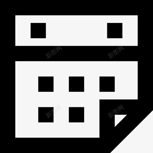 日历日期日程表图标svg_新图网 https://ixintu.com 一组行基本图标1 挂历 日历 日期 日程表 时间框架