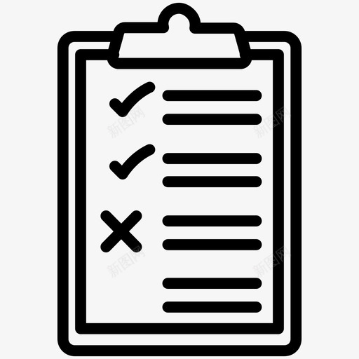 测试检查检查列表图标svg_新图网 https://ixintu.com 业务线图标 检查 检查列表 测试 验证