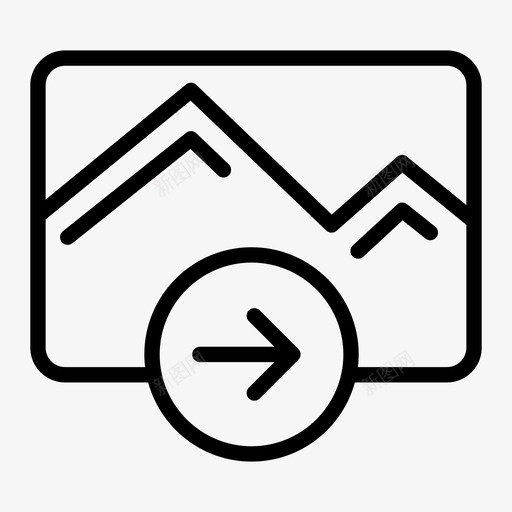 下一个画廊图像风景图标svg_新图网 https://ixintu.com 下一个画廊 图像 摄影 照片 风景