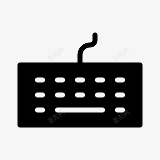 采购产品键盘消费电子设备图标svg_新图网 https://ixintu.com 消费电子 电子设备 硬件 设备 采购产品键盘