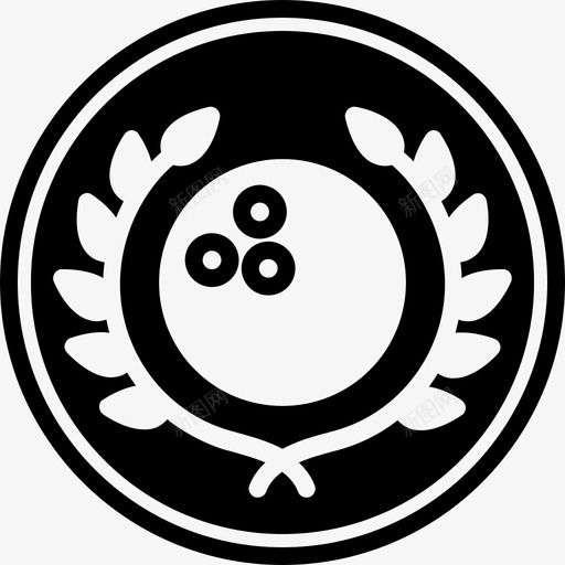 保龄球奖球滑雪图标svg_新图网 https://ixintu.com 优胜者 保龄球奖 滑雪 球 美味体育奖雕文 运动