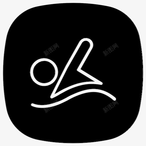 游泳河微笑图标svg_新图网 https://ixintu.com 微笑 河 游泳 游泳池