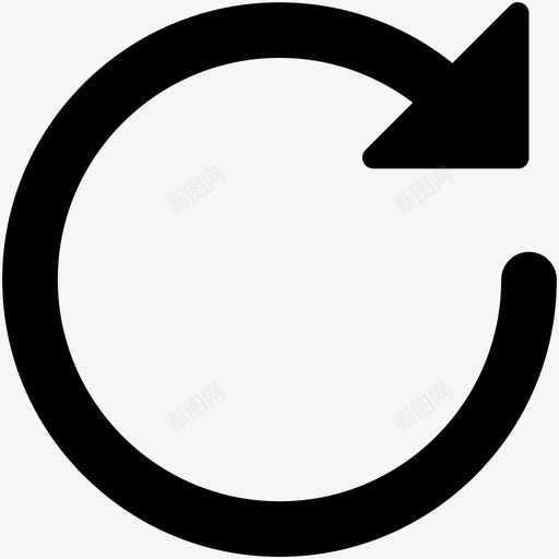 刷新箭头初始化图标svg_新图网 https://ixintu.com web和用户界面字体图标 初始化 刷新 更新 箭头 重新加载