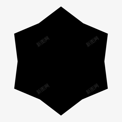 星形形状星号和标点符号图标svg_新图网 https://ixintu.com 创意 形状 星号和标点符号 星形