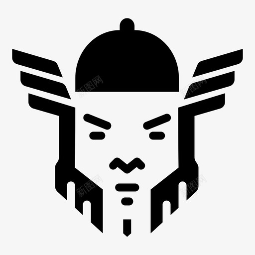 雷神漫画奇迹图标svg_新图网 https://ixintu.com 奇迹 漫画 电影 电影和电影符号 超级英雄 雷神