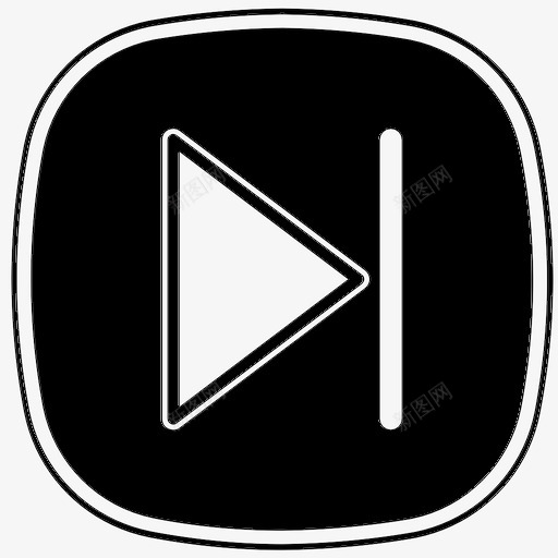 下一步按钮前进图标svg_新图网 https://ixintu.com 下一步 前进 按钮 跟踪 跳过