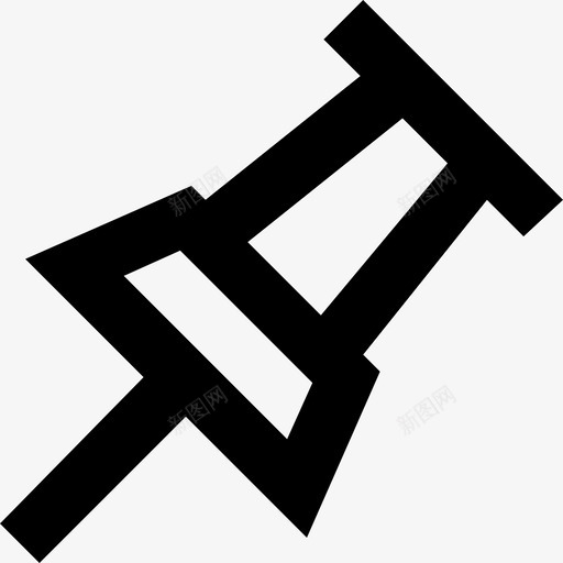 图钉软木板线要素图标集2svg_新图网 https://ixintu.com 图钉 线要素图标集2 软木板