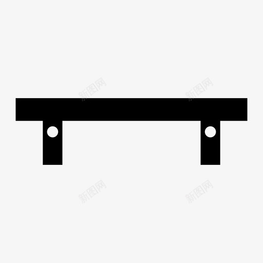 架子长凳橱柜图标svg_新图网 https://ixintu.com 家具 支架 架子 橱柜 长凳