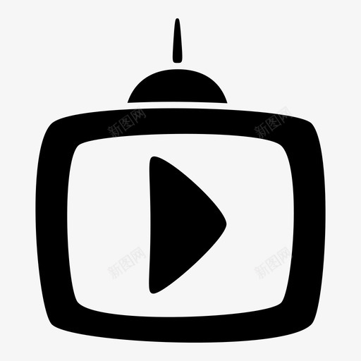 电视卡通戏剧图标svg_新图网 https://ixintu.com 卡通 卡通电视 布景 戏剧 电视