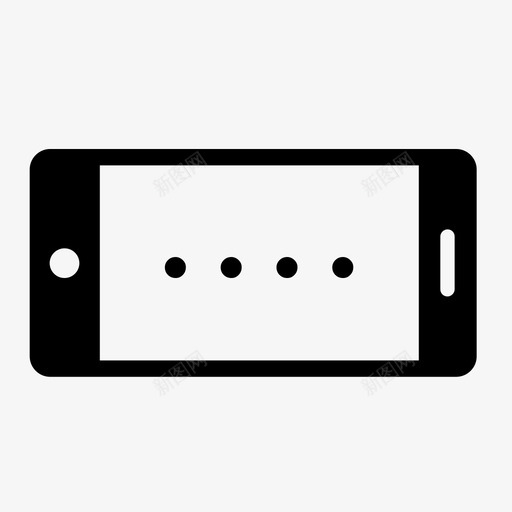 锁定密码应用程序密码图标svg_新图网 https://ixintu.com pin 密码 应用程序 电话 电话密码 锁定密码