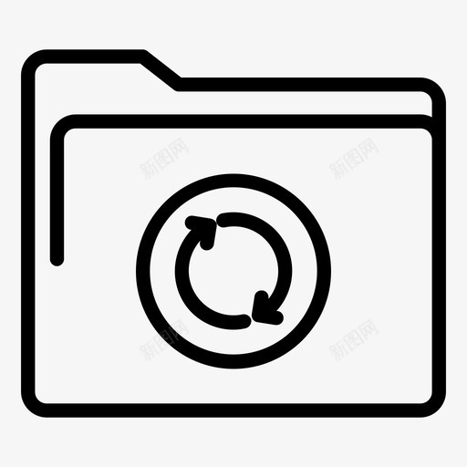 文件夹加载文件文件复制图标svg_新图网 https://ixintu.com 文件 文件复制 文件夹刷新 文件夹加载 文件重新加载