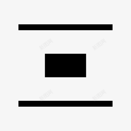 居中对齐浮动居中图标svg_新图网 https://ixintu.com 对齐工具 居中 居中对齐 浮动