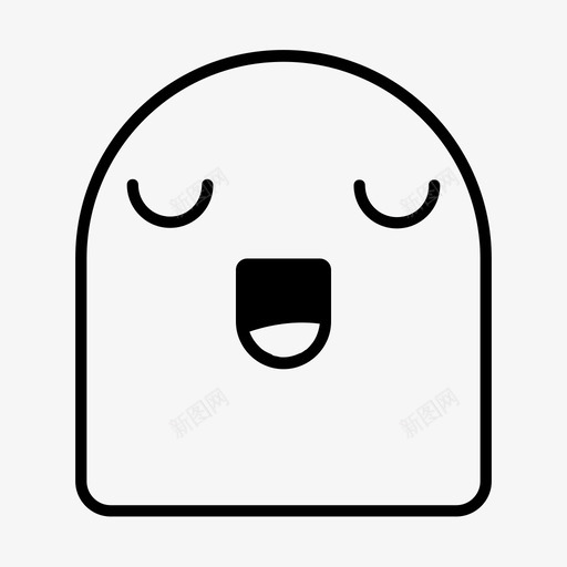 极乐生物可爱表情符号图标svg_新图网 https://ixintu.com 可爱 可爱的生物 快乐 极乐生物 笑脸 表情符号