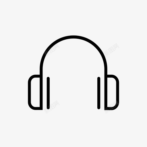 耳机音频音乐图标svg_新图网 https://ixintu.com 歌曲 耳机 音乐 音频