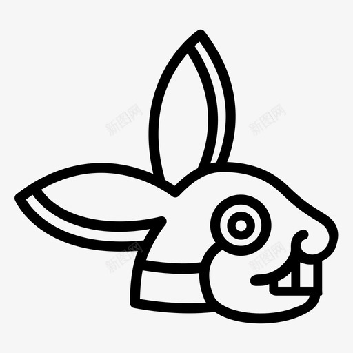 兔子古代文化图标svg_新图网 https://ixintu.com 兔子 古代 古墨西哥 墨西哥 墨西哥文化 文化