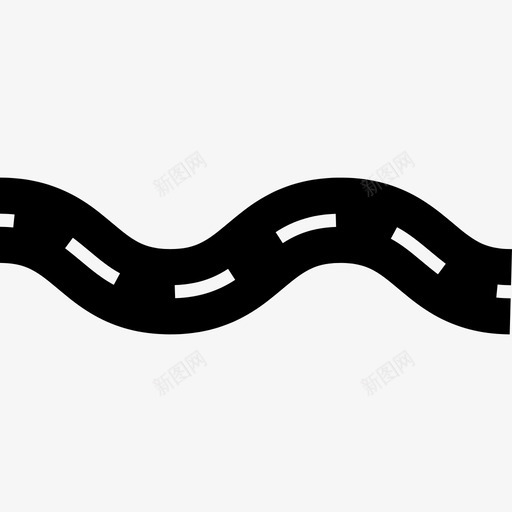 蜿蜒道路俯视图交通道路图标svg_新图网 https://ixintu.com 交通 蜿蜒道路俯视图 道路