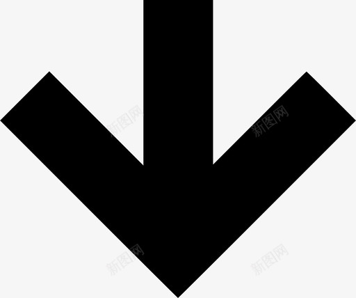向下箭头箭头方向图标svg_新图网 https://ixintu.com 向下箭头 方向 箭头