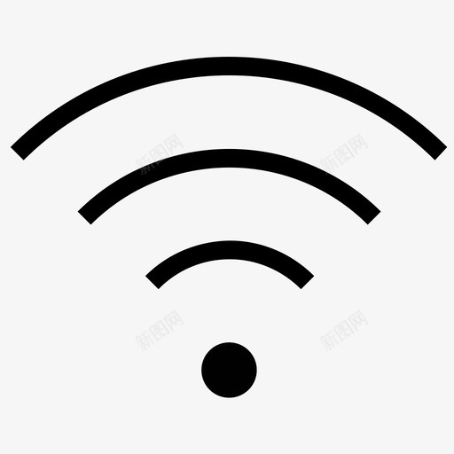 wifibarsconnect图标svg_新图网 https://ixintu.com bars connect fathin变体 levels remote wifi