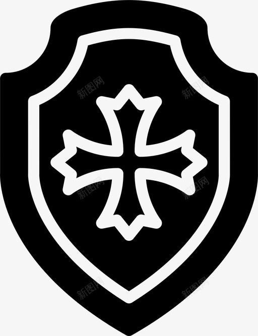 盾牌古董历史图标svg_新图网 https://ixintu.com 中世纪 历史 古董 史密顿中世纪实心 旧的 盾牌