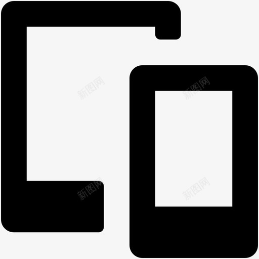 设备ipad手机图标svg_新图网 https://ixintu.com ipad 平板电脑 手机 智能手机 网络和用户界面字体图标 设备