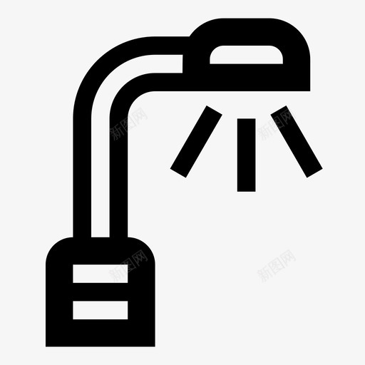 灯杆灯路灯图标svg_新图网 https://ixintu.com 交通工具 灯 灯杆 路灯