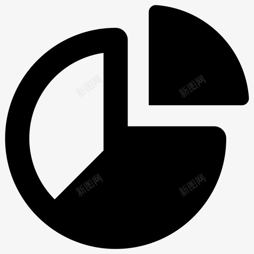 饼图信息图信息图饼图图标svg_新图网 https://ixintu.com 信息图 信息图饼图 商务实心卷3 饼图