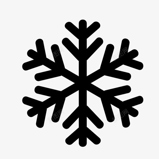 雪花圣诞系列2016图标svg_新图网 https://ixintu.com 圣诞系列2016 雪花