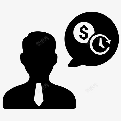 财务顾问商业计划投资图标svg_新图网 https://ixintu.com 个人商业财务 商业计划 投资 财务顾问 风险评估