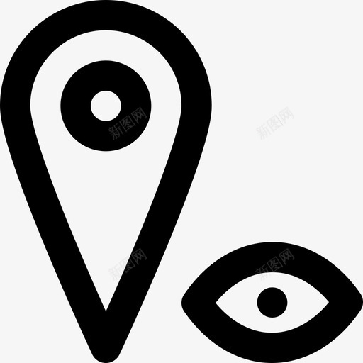 隐藏位置地图导航图标svg_新图网 https://ixintu.com smashiconspins位置md大纲 地图 导航 锁定 隐藏位置