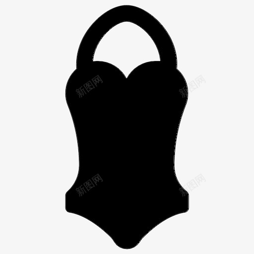 泳衣衣服游泳运动员图标svg_新图网 https://ixintu.com 女士 泳衣 游泳运动员 衣服