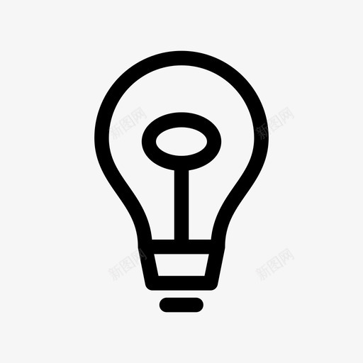 主意聪明灯泡图标svg_新图网 https://ixintu.com 主意 灯 灯泡 聪明
